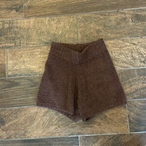SKIMS High Waist Brown Shorts